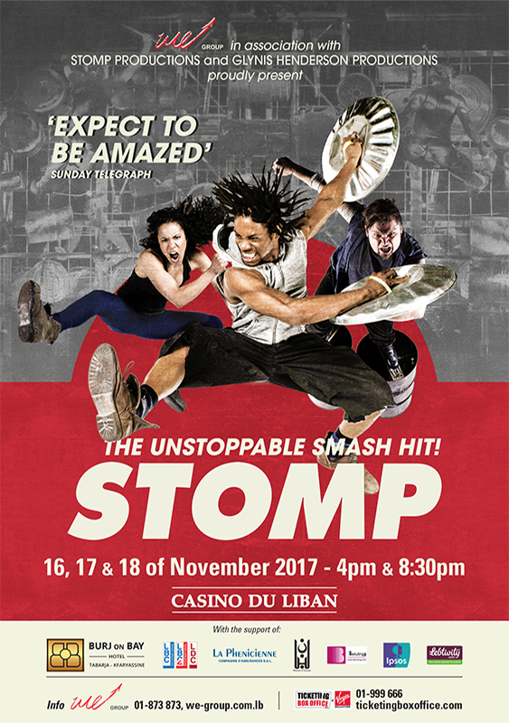 Stomp at Casino Du Liban